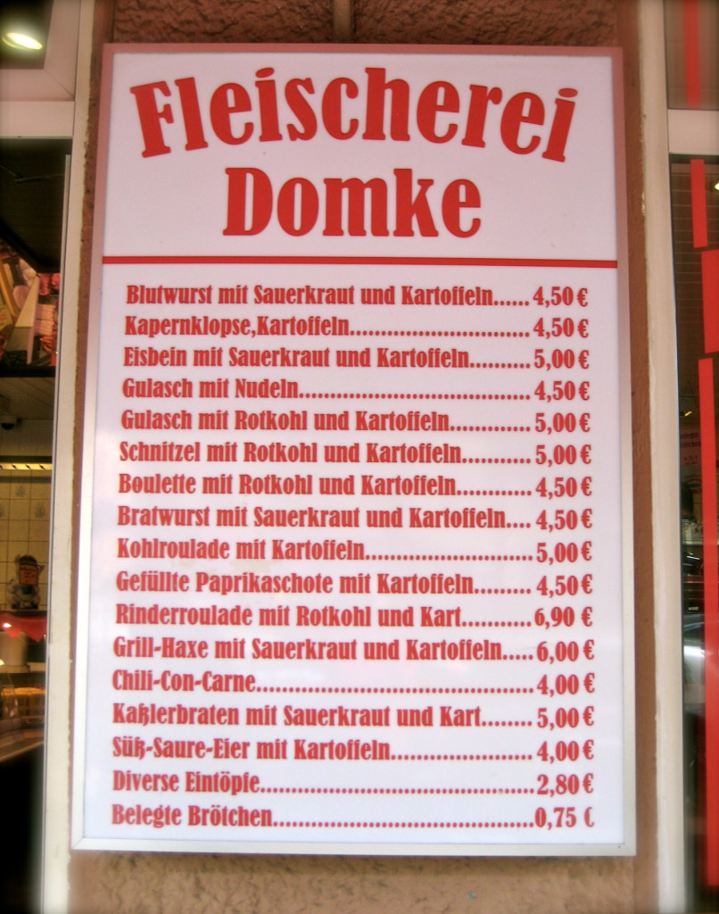 Nothing costs over 7 Euros at Domke.