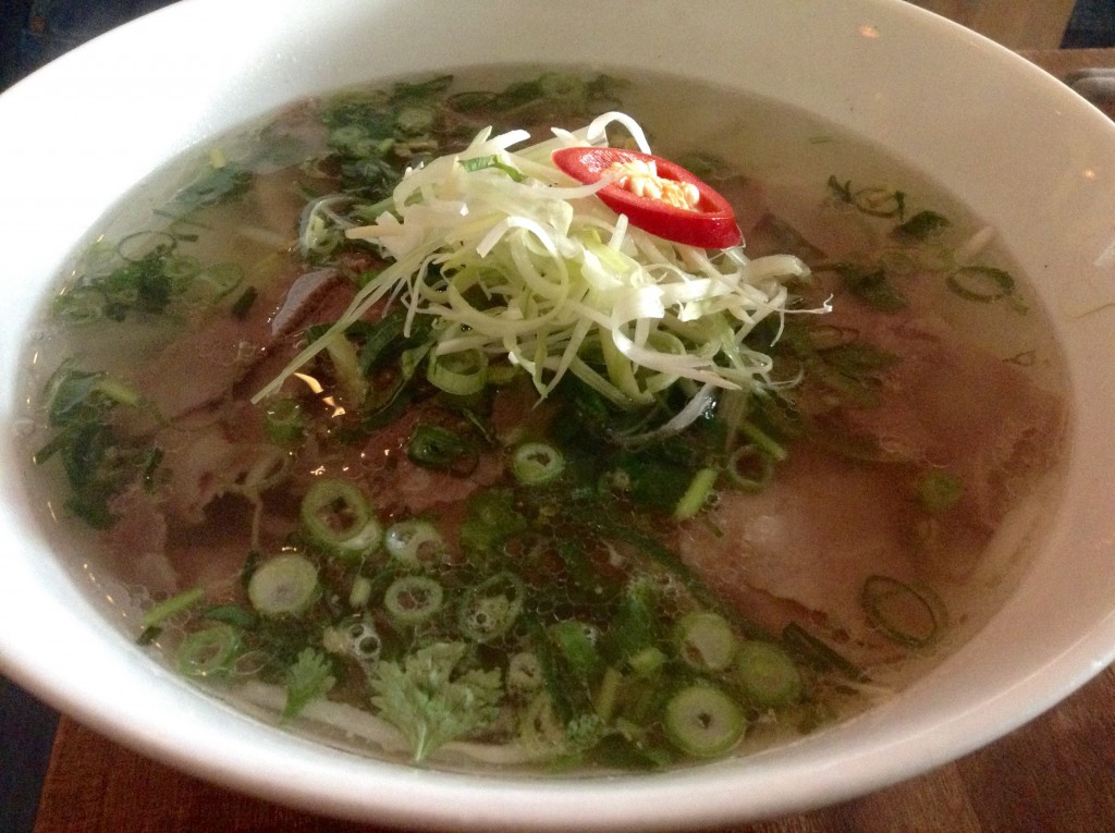 Onkel Ho's pho - beef noodle soup.